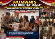 Humanis! Usai Curhat Jumat, Kapolsek Labuhan Maringgai Kompol Rizal Efendi Lesehan Dengar Keluh Kesah warga tidak mampu penderita Stroke di Sriminosari