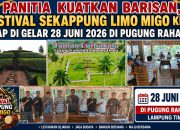 Panitia Kuatkan Barisan, Festival Sekappung Limo Migo ke-2 Siap Digelar 28 Juni di Pugung Raharjo