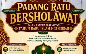 Camat Padang Ratu Ajak Warga Bersholawat Sambut Tahun Baru Islam 1448 H