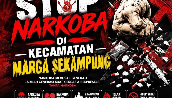 NARKOBA MENGANCAM GENERASI DI WILAYAH KECAMATAN MARGA SEKAMPUNG, WARGA: KAMI TAKUT BICARA