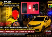 POLSEK LABUHAN MARINGGAI  AMANKAN PRIA PEMILIK SABU SAAT PATROLI DINI HARI