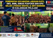 CEGAH NARKOBA, HOAKS & BULLYING! RATUSAN SISWA MI/MTs MIFTAHUL HUDA DIBEKALI JADI “GENERASI EMAS’ KECAMATAN LABUHAN RATU.