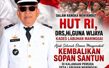 Drs. GUNA WIJAYA AJAK MASYARAKAT KEMBALIKAN BUDAYA SOPAN SANTUN DI KALANGAN PEMUDA